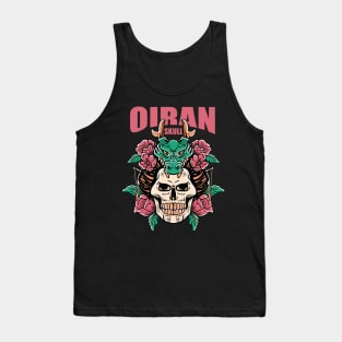 Japanese oiran skull Tank Top